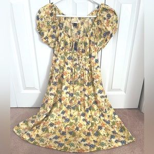 NWT Universal threads boho, prairie XS dress